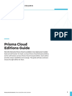 Prisma Cloud Editions Guide: Palo Alto Networks Prisma Cloud Is Available in Two Deployment Models
