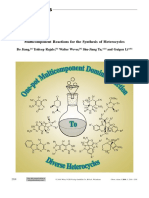 Multicomponent Reactions For The Synthesis of Heterocycles