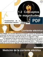 1.2 Conceptos de Magnitudes Eléctricas: Fundamentos de La Electricidad Industrial