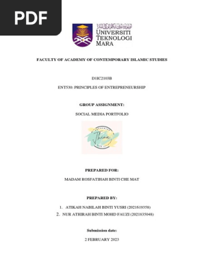 SOCIAL MEDIA PORTFOLIO ENT530 IC2103B_ATIKAH ATHIRAH