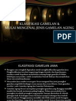 Klasifikasi Fungsi Gamelan