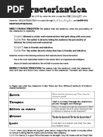 Characterization: Process