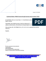 Authorisation Ltter - Ayushman Bharat