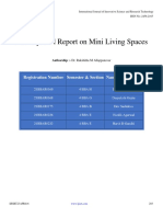An Empirical Report On Mini Living Spaces