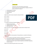 UPSC Modern History Prelims PYQs Compilations