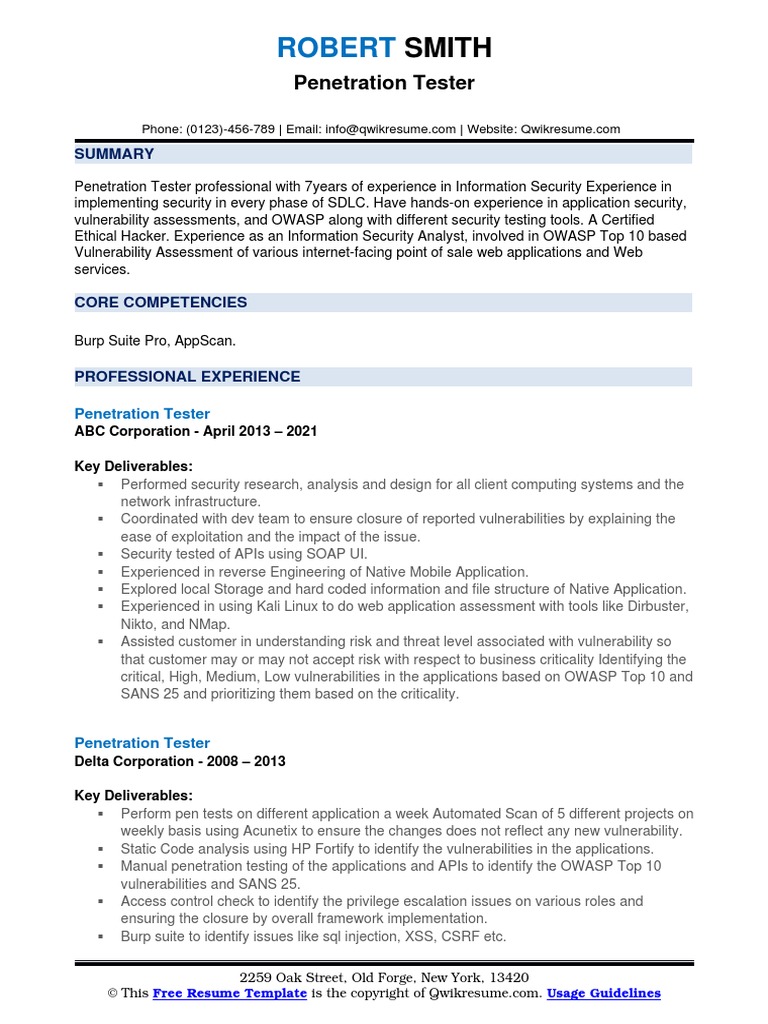 Penetration tester 1616734825 pdf penetration test vulnerability