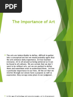 The Importance of Art