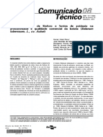 Tecníco: Efeito de Doses de Fósforo e Fontes de Potássio Na Produtividade e Qualidade Comercial Da Batata (Solanum