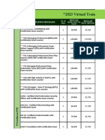 2023 Virtual Training Calendar-Sample