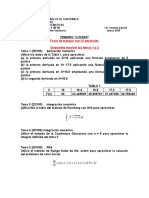 Favor de Trabajar Con 12 Decimales Solamente Resolver Los Temas 1 y 2