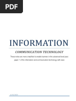 Information: Communication Technology