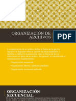 Organización de Archivos