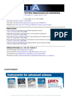 Thermal Conductivity of Thin Films: Measurements and Understanding