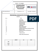 Construction Methodology-Formwork