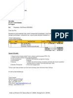 PT Infokom Internusa: Kepada Yth, Ibu Atika PT DCT Total Solution Di Tempat