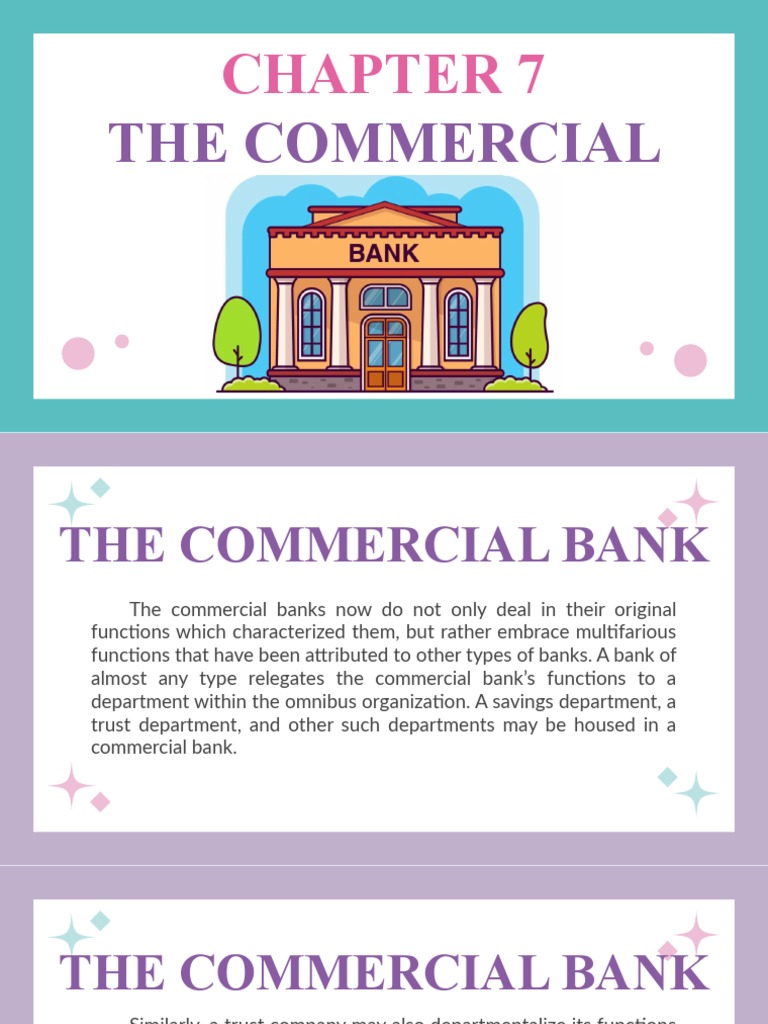 An Overview of the Operations and Regulations of Commercial Banks in