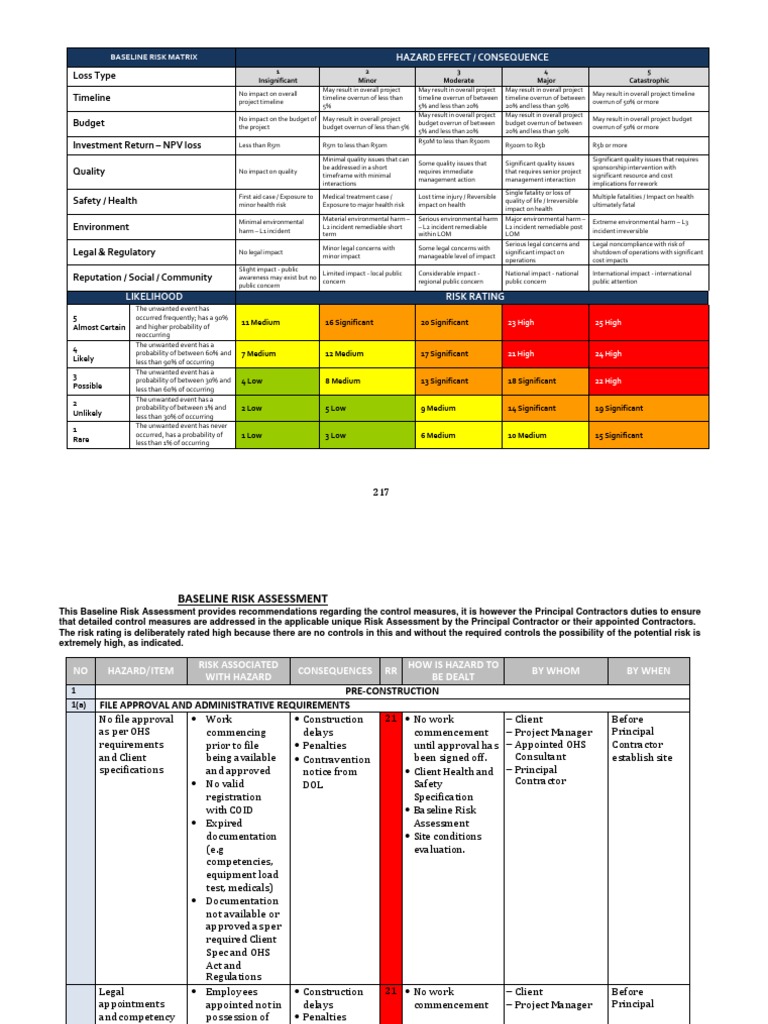 Baseline Risk Assessment PDF