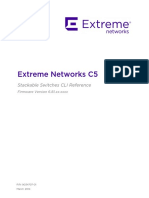 Extreme Networks C5: Stackable Switches CLI Reference