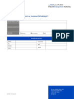 Project planning data request template