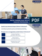 Materi Training Sales Field Force Unilever Professional: Version: April 2022