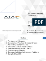 FEA Model Checking Procedures: Prepared by