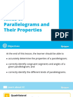Kinds of Parallelograms and Their Properties: Lesson 1