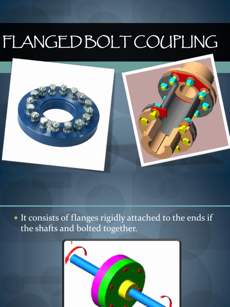 Flanged Bolt Coupling Stress (Mechanics) Screw
