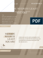 Kelompok A3 Statistik 2: Metode Regresi Least Square