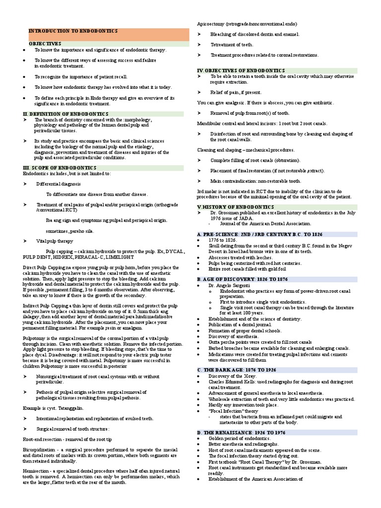 A Comprehensive Overview of the History, Principles, Procedures and Objectives of Modern