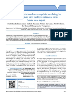 Aspergillosis Induced Osteomyelitis Involving The.125