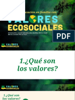 Valores Ecosociales