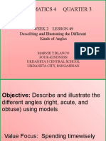 MATH 4 PPT Q3 W2 - Lesson 49 Describing and Illustrating Different Kinds of Angles