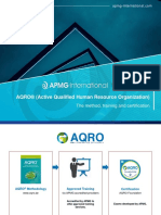 AQRO® (Active Qualified Human Resource Organization) : The Method, Training and Certification