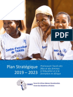 Plan Stratégique 2019 - 2023: Promouvoir L'accès Des Filles Et Des Femmes À L'éducation Et À La Formation en Afrique
