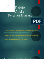 Trabajo Afiche Derechos Humanos