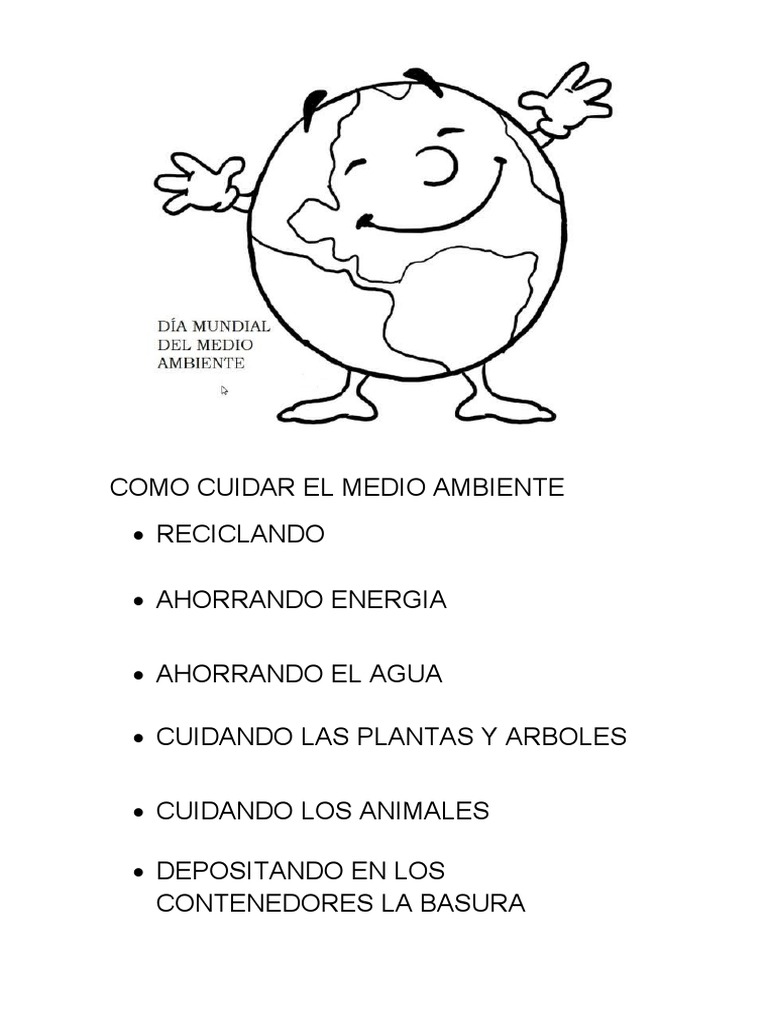 5 acciones para cuidar el medio ambiente | PDF | Hogar, jardinería y ...