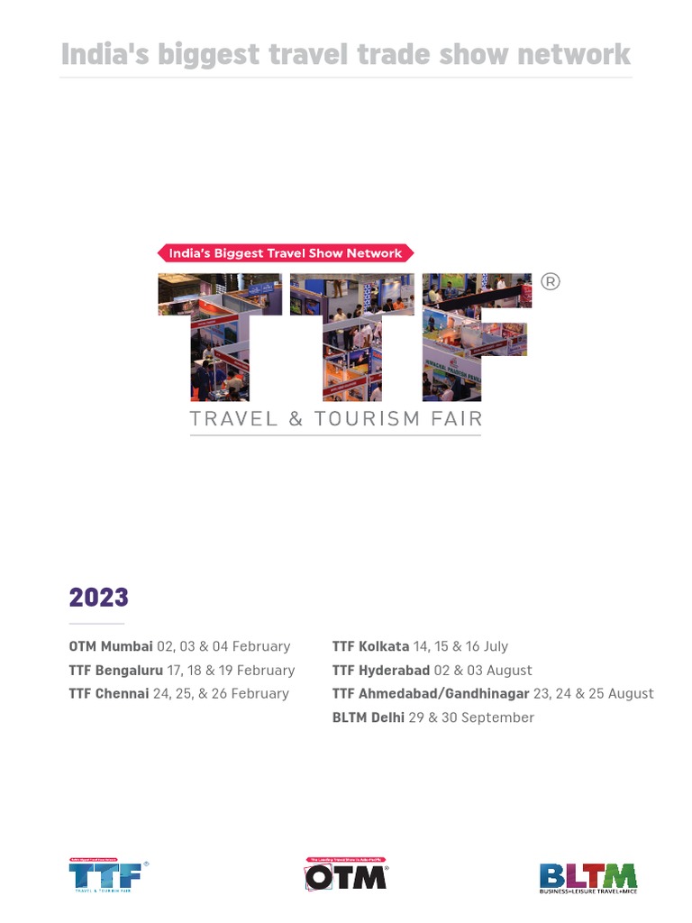 Showcasing Leading Travel Trade Shows Across India OTM, TTF, and BLTM