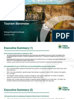 Failte Ireland Tourism Barometer September