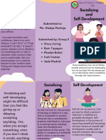 Green Pink Colorful Mental Health Trifold Brochure