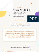 Setting Product Strategy and Differentiation