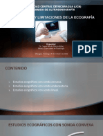 Indicaciones Y Limitaciones de La Ecografía: Universidad Central de Nicaragua (Ucn) Diplomado de Ultrasonografía