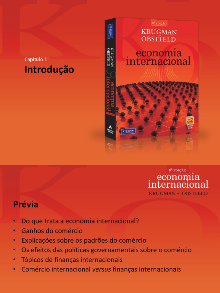 Krugman - Capítulo 01 | PDF | Taxa de câmbio | Economia internacional
