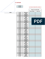 Tableau Excel Pour Calculer Les Heures de Travail