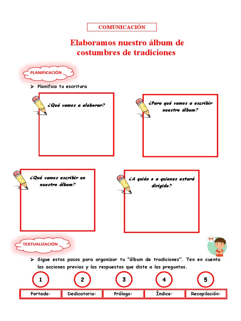 N° 1 - FICHA DE TRABAJO - COMUNICACIÓN 2do Grado Semana 03 | PDF