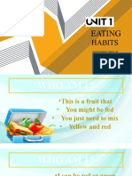 Eating habits and fruits quiz