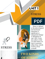 Stress: Wilson Robert B. Enego, LPT SHS PE Teacher