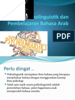 Psikolinguistik Dan Pembelajaran Bahasa Arab