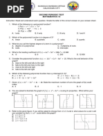 2nd Quarter PT Math10