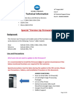 Version Up Firmware Technical Information Rev4-2