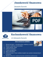 Rachunkowość Finansowa: DR Aleksandra Żurawik